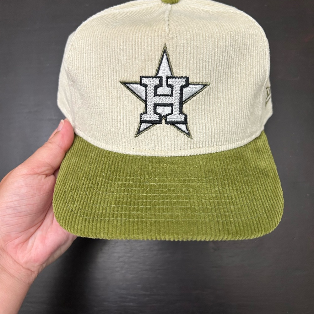 Suede Houston Astros Golfer New Era Snapback Hat